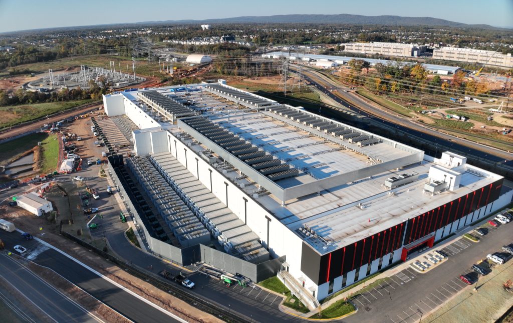 Image of data center in Northern Virginia